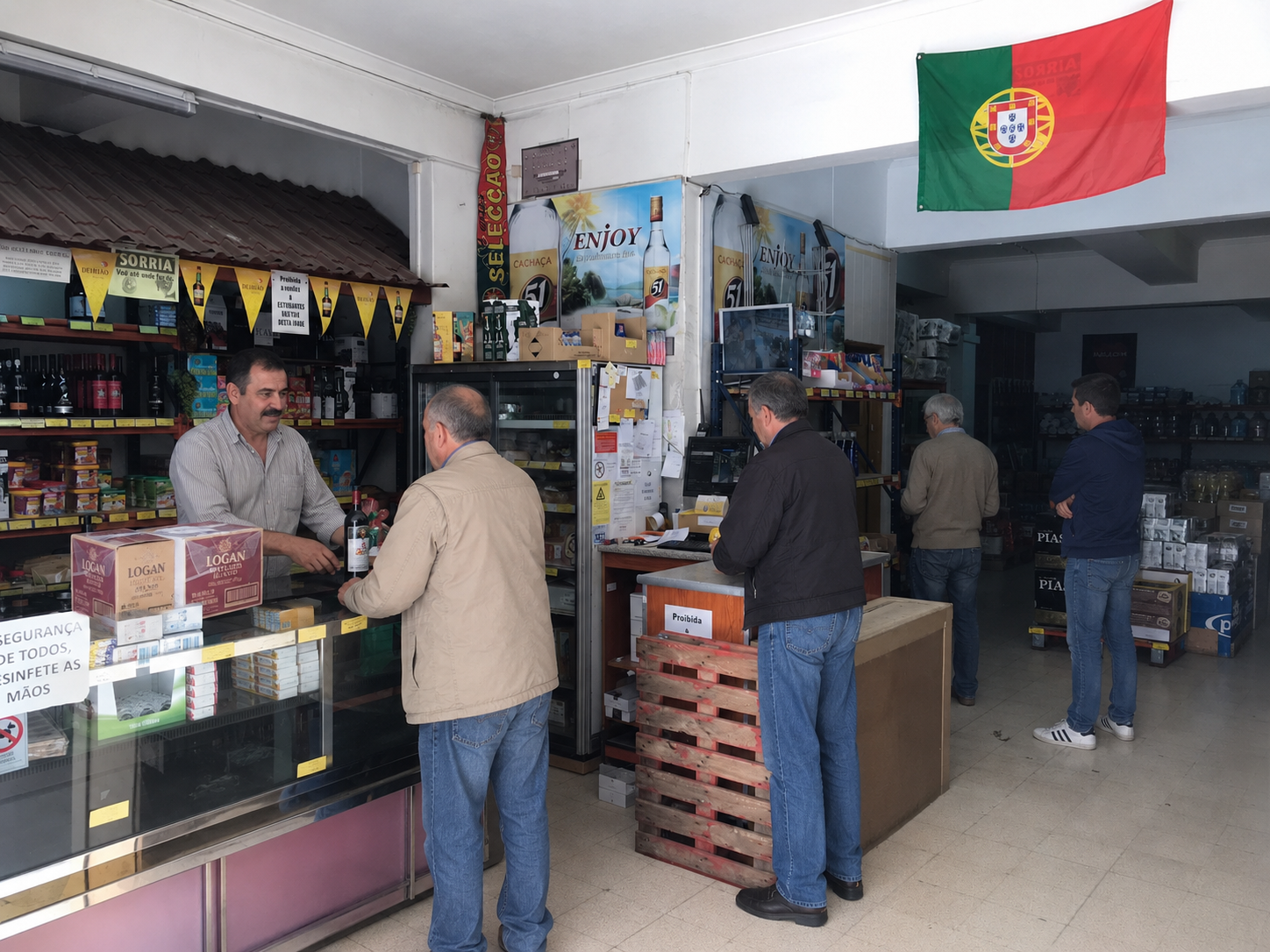 Quem Somos Atendimento a clientes na loja da Amadora